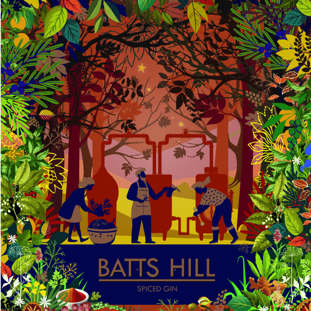 Batts Hill Surrey Spiced Gin 70cl
