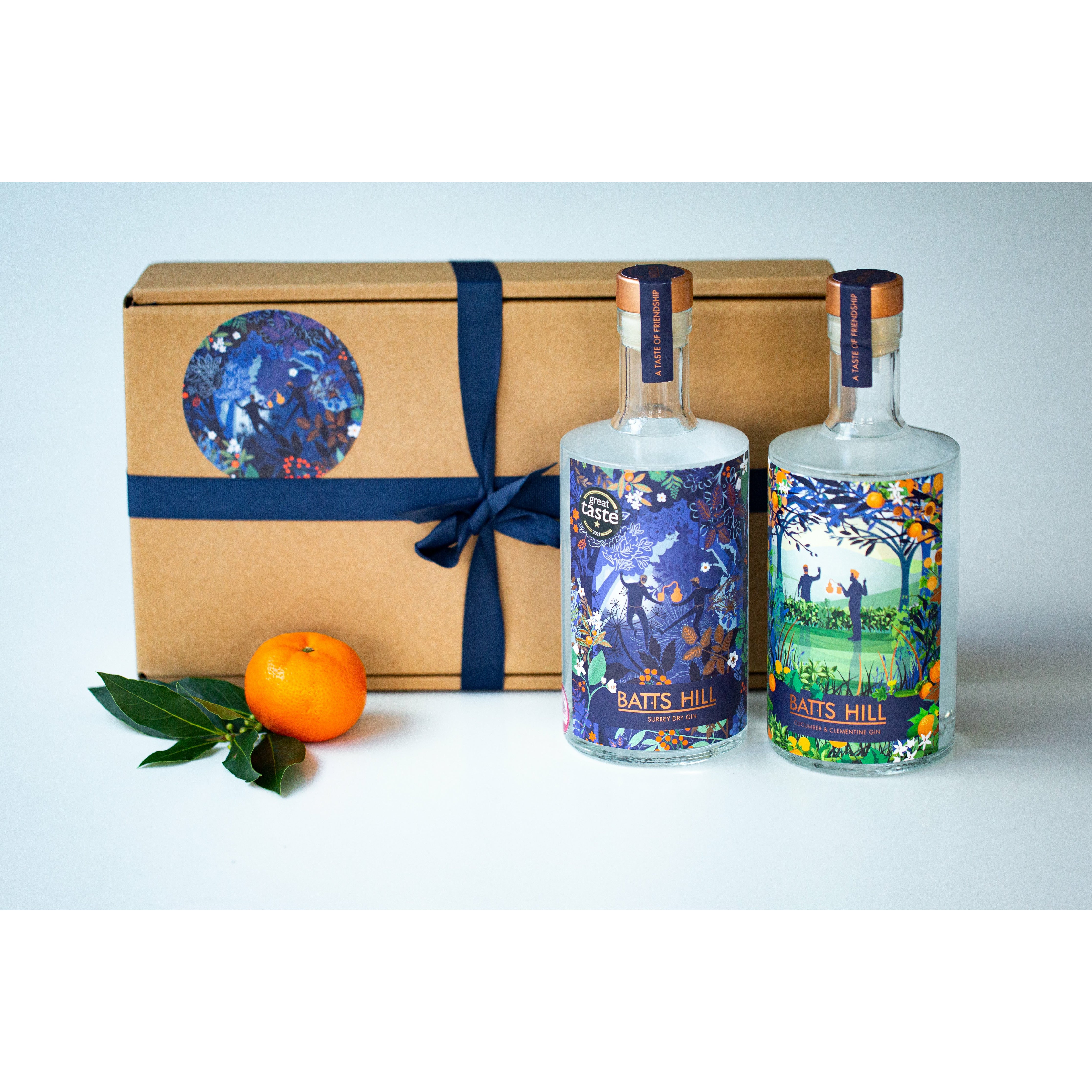 Batts Hill Surrey Gin 70cl Duo