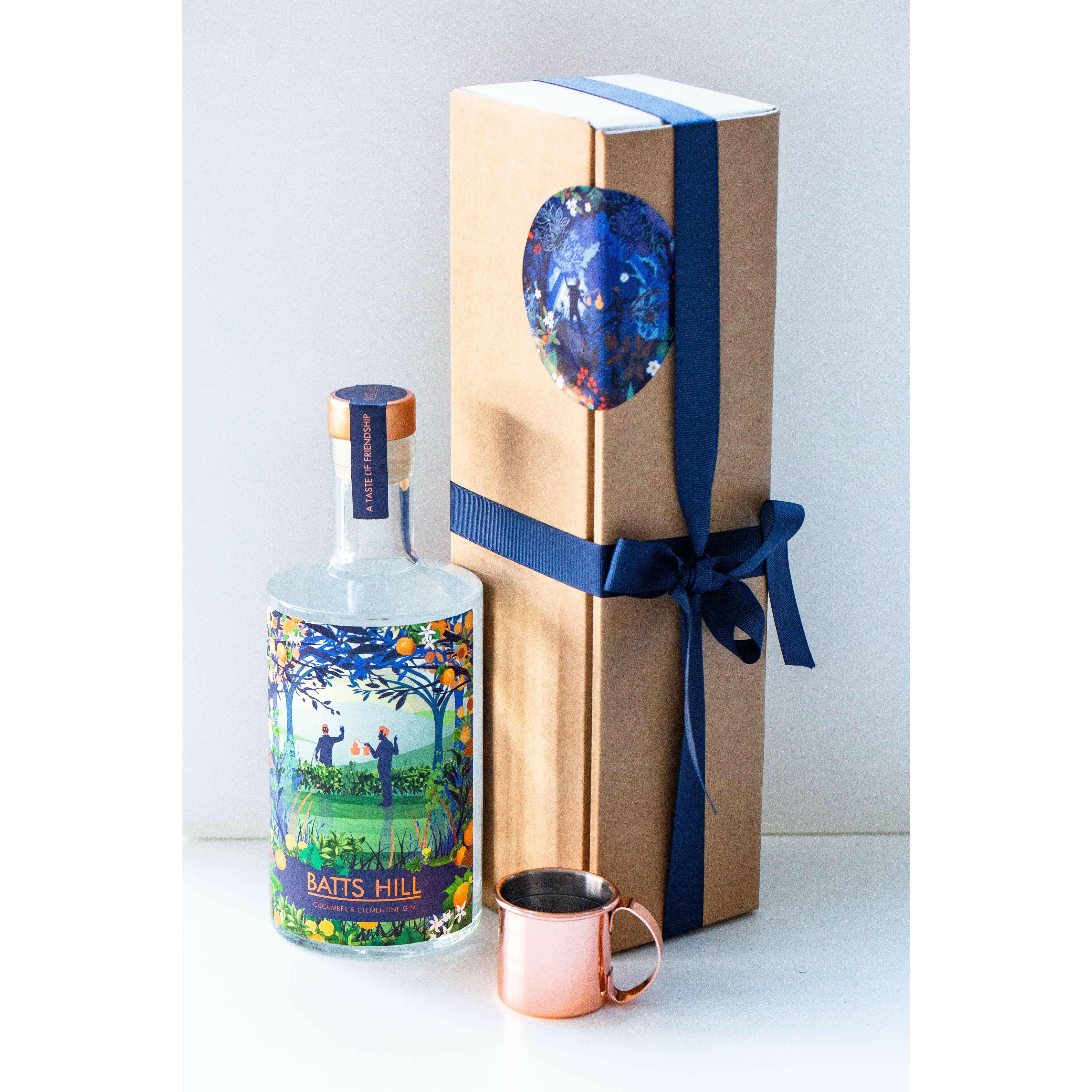 Batts Hill Cucumber & Clementine 70cl Gin Gift Set