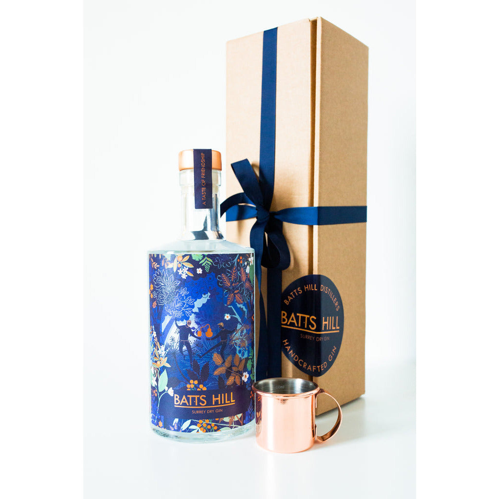 Batts Hill Surrey Dry Gin 70cl Gift Set