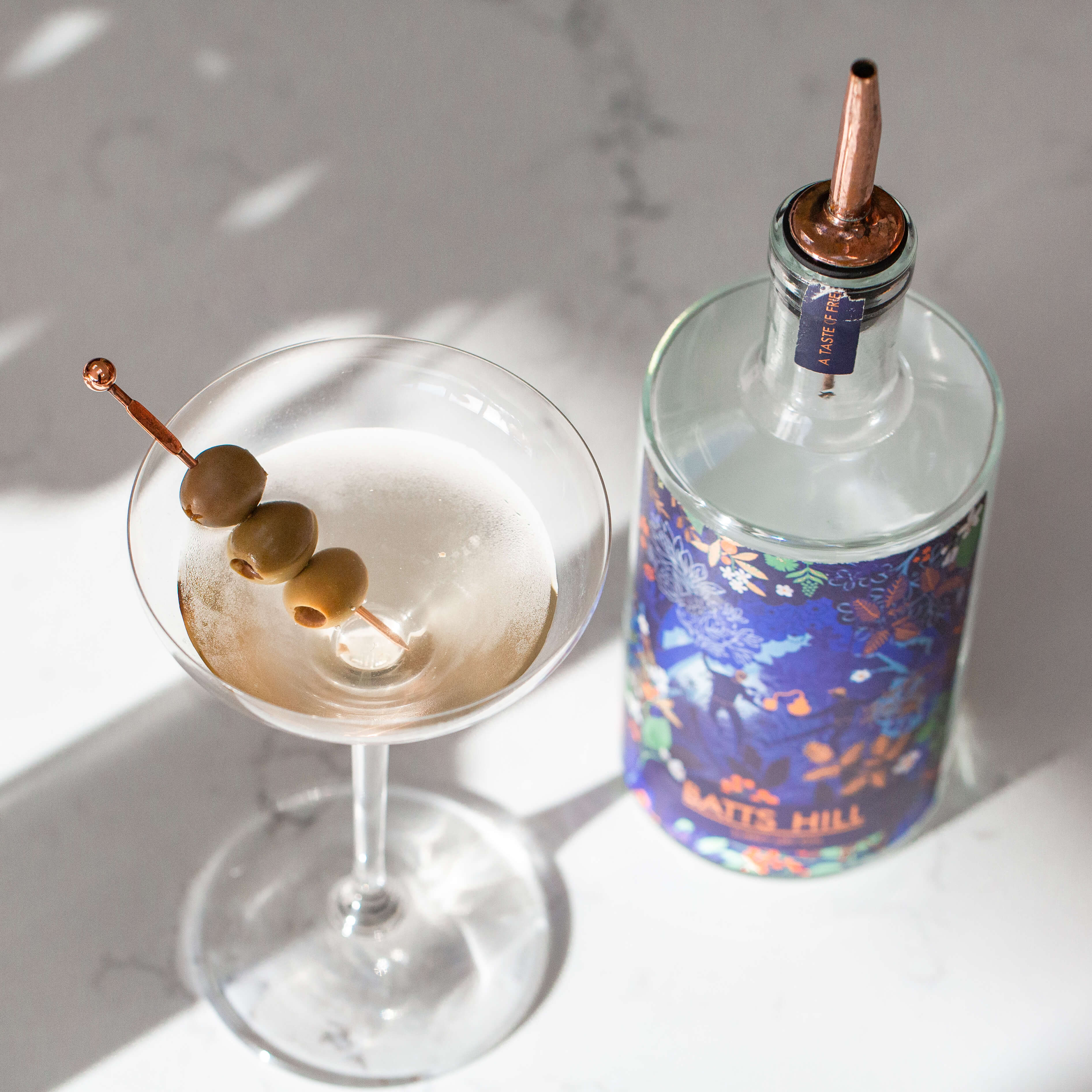 Batts Hill Surrey Dry Gin Dirty Martini 🍸