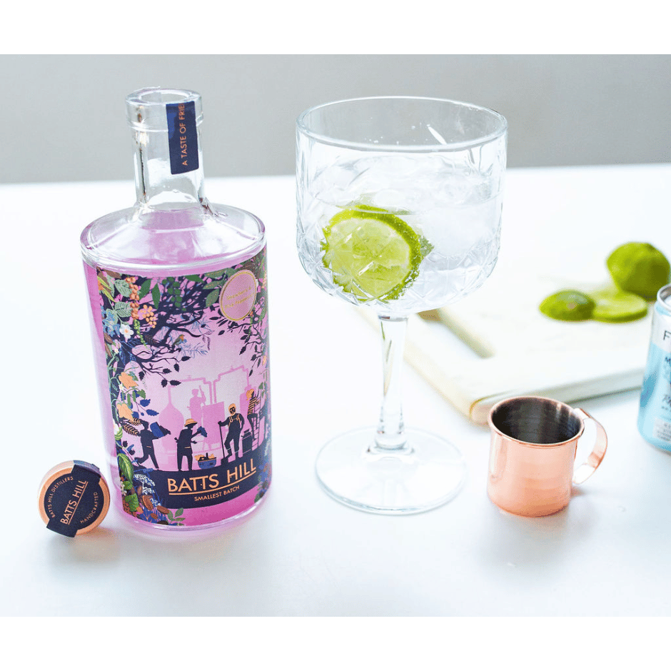 Batts Hill Smallest Batch Strawberry & Pink Peppercorn Gin 70cl
