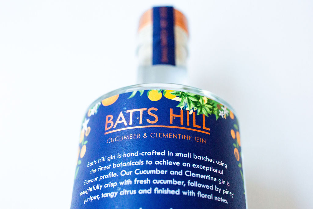 Batts Hill Cucumber & Clementine Gin 70cl