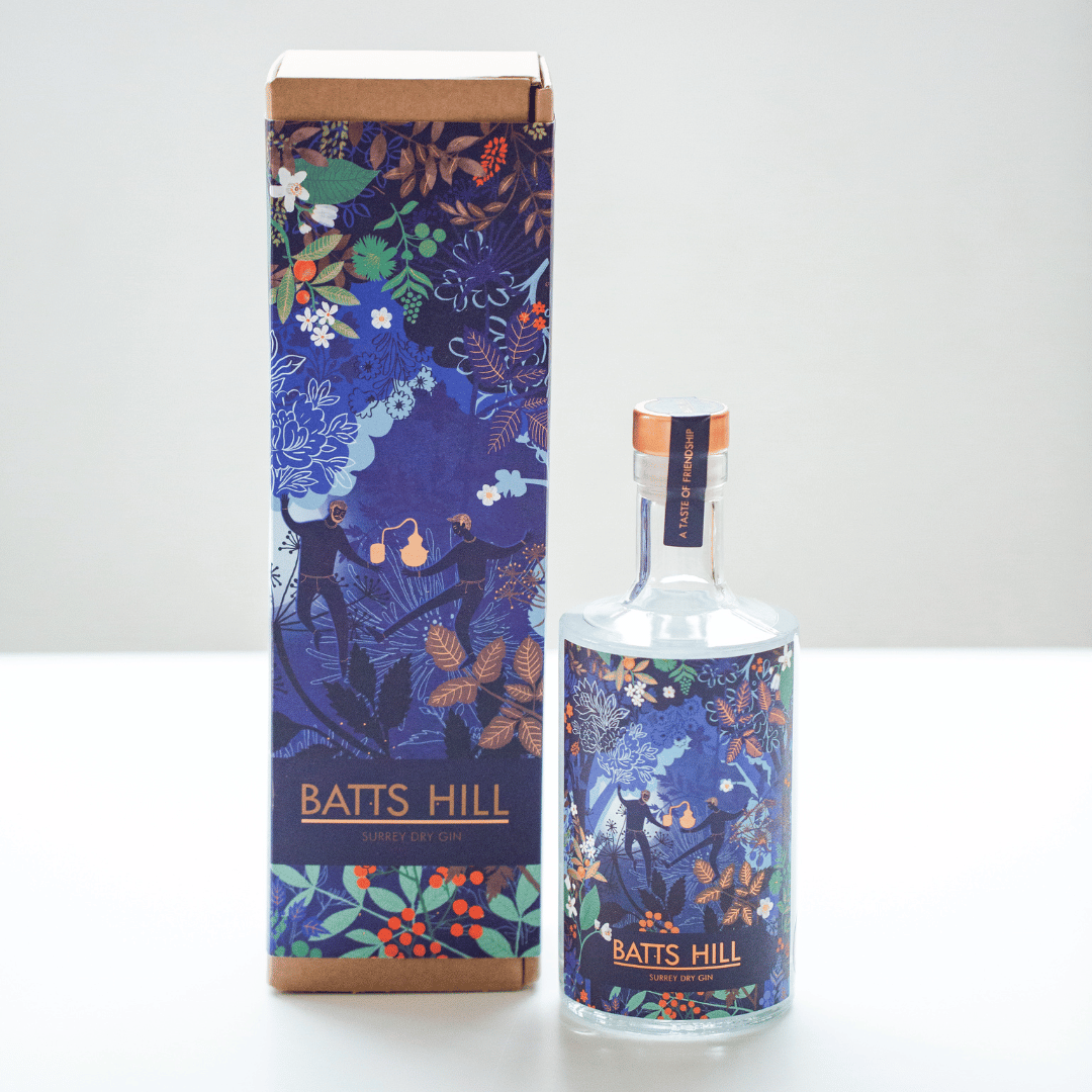 Batts Hill Surrey Dry Gin 70cl Classic Gift Box