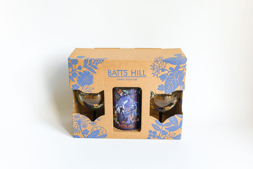 Surrey Dry Gin & Balloon Glasses Gift Set