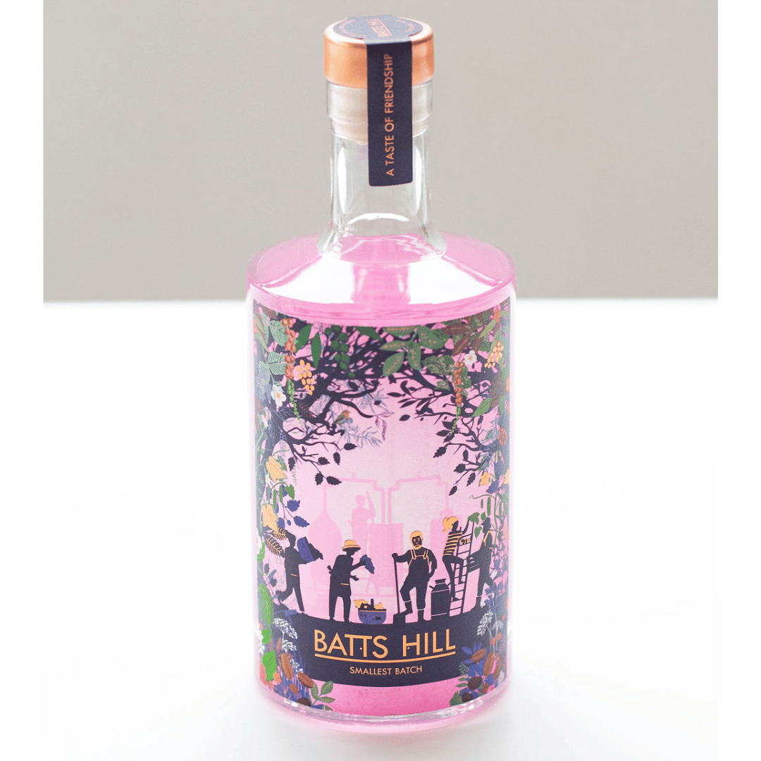 Batts Hill Smallest Batch Strawberry & Pink Peppercorn Gin 70cl