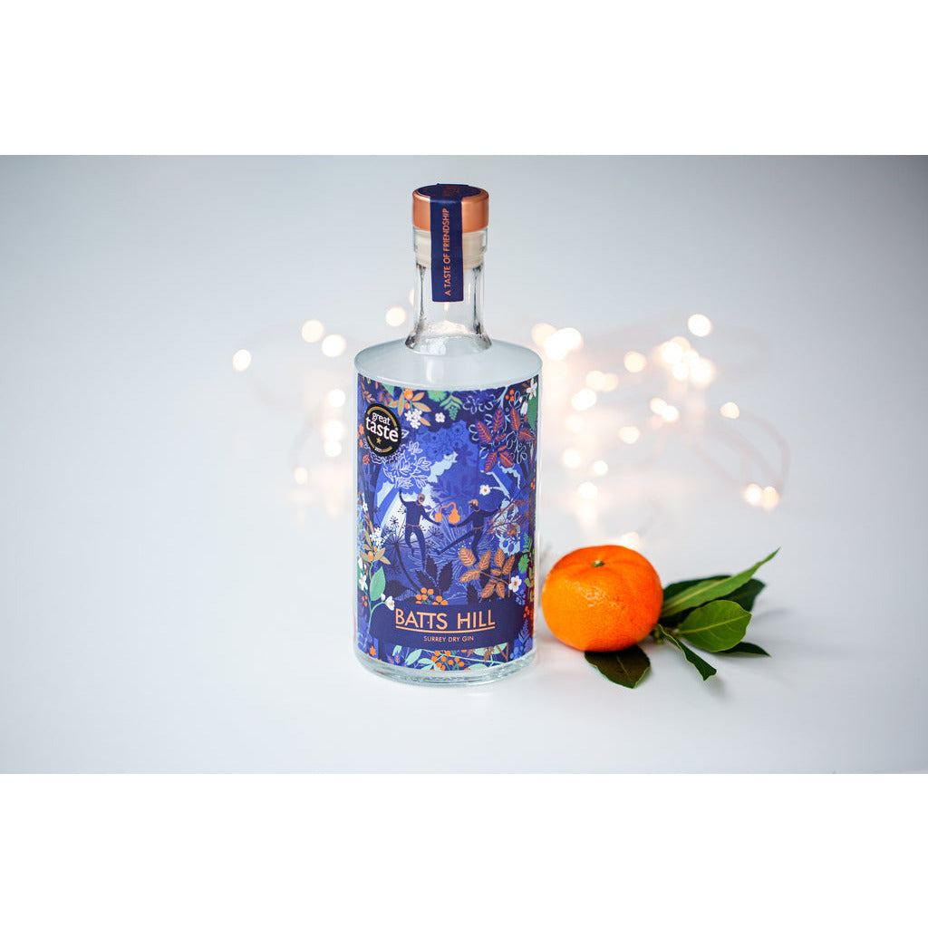 Batts Hill Surrey Dry Gin 70cl Gift Set
